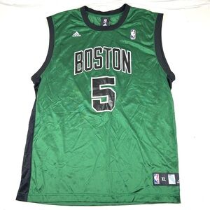 Adidas Boston Celtics Kevin Garnett Green Jersey Size XL #5 NBA